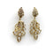 Boucles d'oreilles Boucles d'oreilles victoriennes à motifs feuillage en or 18K et diamants 58 Facettes 11224