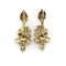 Boucles d'oreilles Boucles d'oreilles victoriennes à motifs feuillage en or 18K et diamants 58 Facettes 11224