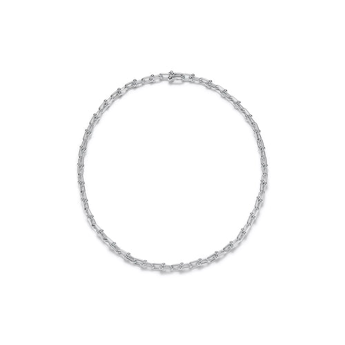 Collier Tiffany HardWear - Collier à petites mailles en argent 58 Facettes 23477