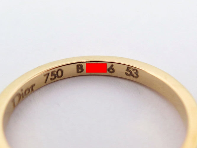 Bague 53 Christian Dior - Bague Breloques Charms en or jaune 18k et diamants 58 Facettes 276677