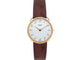 Montre Hermès - Montre Arceau MM AR4.520 30 mm plaqué or et acier 58 Facettes 276344