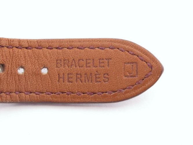 Montre Hermès - Montre Arceau MM AR4.520 30 mm plaqué or et acier 58 Facettes 276344