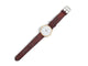 Montre Hermès - Montre Arceau MM AR4.520 30 mm plaqué or et acier 58 Facettes 276344