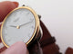 Montre Hermès - Montre Arceau MM AR4.520 30 mm plaqué or et acier 58 Facettes 276344