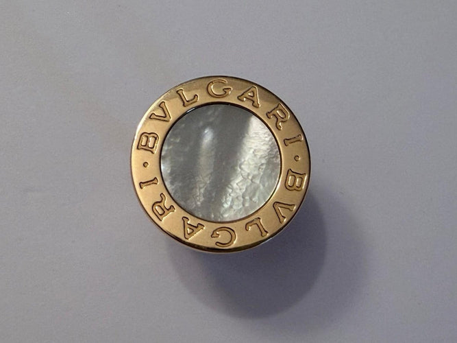 Bague 52.5 Bvlgari - Bague Bvlgari Bvlgari en or jaune et nacre 58 Facettes AZ-PG-261732