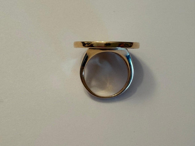 Bague 52.5 Bvlgari - Bague Bvlgari Bvlgari en or jaune et nacre 58 Facettes AZ-PG-261732