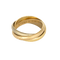 Bague 61 Cartier Trinity - Alliance classique en trois ors 18K 58 Facettes B260505