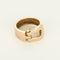 Bague 56 Fred Force 10 - Bague grand modèle en or rose et diamants 58 Facettes B260407