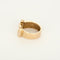 Bague 56 Fred Force 10 - Bague grand modèle en or rose et diamants 58 Facettes B260407