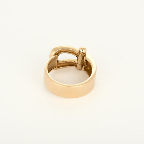 Bague 56 Fred Force 10 - Bague grand modèle en or rose et diamants 58 Facettes B260407