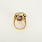 Bague 56 Bague marguerite en or blanc et jaune, améthystes 58 Facettes B260526