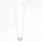 Collier Collier pendentif rond en or blanc et diamants 58 Facettes B260536
