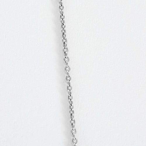 Collier Collier pendentif rond en or blanc et diamants 58 Facettes B260536