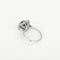 Bague 52 Bague marguerite en platine et or jaune, émeraude et diamants 58 Facettes B260498