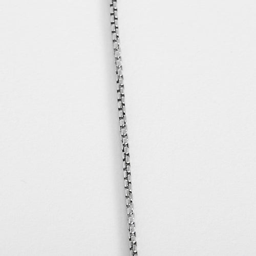 Collier Collier pendentif moderniste en or blanc et diamants 58 Facettes B260535