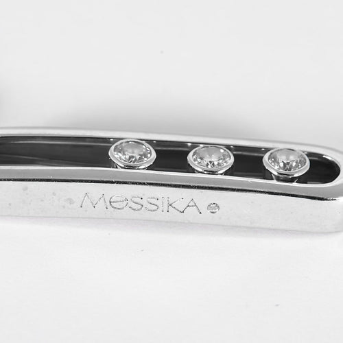 Bracelet Messika Move Classique - Bracelet grand modèle en or gris et diamants 58 Facettes 58FC67