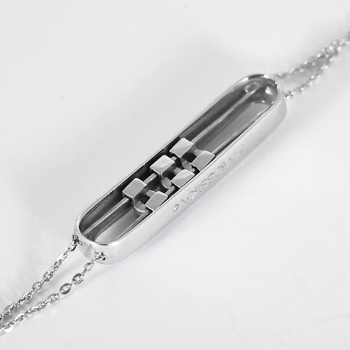 Bracelet Messika Move Classique - Bracelet grand modèle en or gris et diamants 58 Facettes 58FC67