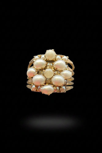 Bague 52 Coltre di Perle - Bague multifil en or 14K et microperles 58 Facettes COLTRE DI PERLE
