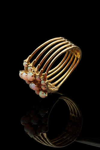 Bague 52 Coltre di Perle - Bague multifil en or 14K et microperles 58 Facettes COLTRE DI PERLE