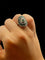 Bague 51 Grappolo di Luce - Bague en or jaune, argent, diamants et émeraudes 58 Facettes GRAPPOLO DI LUCE