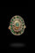 Bague 51 Grappolo di Luce - Bague en or jaune, argent, diamants et émeraudes 58 Facettes GRAPPOLO DI LUCE