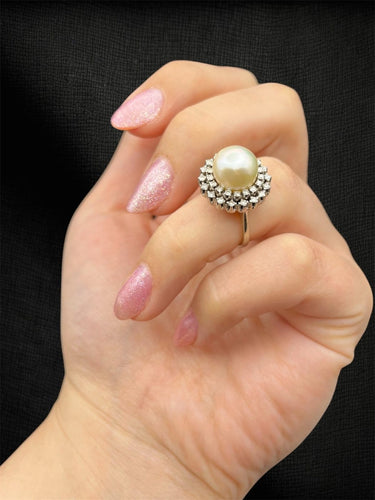Bague 50 Regalo del Mare - Bague en or blanc et diamants 58 Facettes ANELLO REGALO DEL MARE