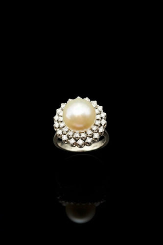 Bague 50 Regalo del Mare - Bague en or blanc et diamants 58 Facettes ANELLO REGALO DEL MARE