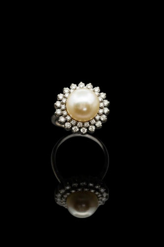 Bague 50 Regalo del Mare - Bague en or blanc et diamants 58 Facettes ANELLO REGALO DEL MARE