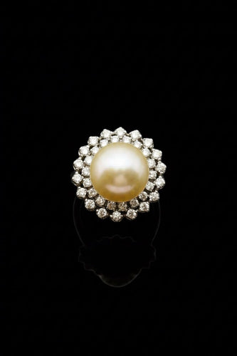 Bague 50 Regalo del Mare - Bague en or blanc et diamants 58 Facettes ANELLO REGALO DEL MARE