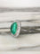 Bague 58 Bague marguerite en or blanc avec émeraude colombienne et diamants 58 Facettes 285