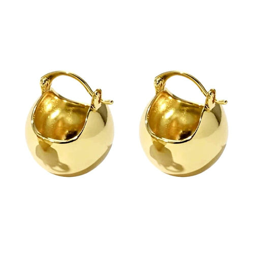 Boucles d'oreilles Jullie - Boucles d'oreilles Big Bell 58 Facettes SER1034YG-2