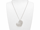 Collier Collier - Pendentif cœur en or blanc et diamants 58 Facettes 18310