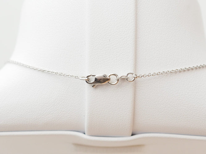 Collier Collier - Pendentif cœur en or blanc et diamants 58 Facettes 18310