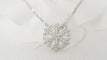 Collier Collier flocon de neige en or blanc et diamants 58 Facettes 21121