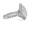 Bague 52 Bague goutte en or blanc 18 kt et diamants 58 Facettes AN390 (000719)