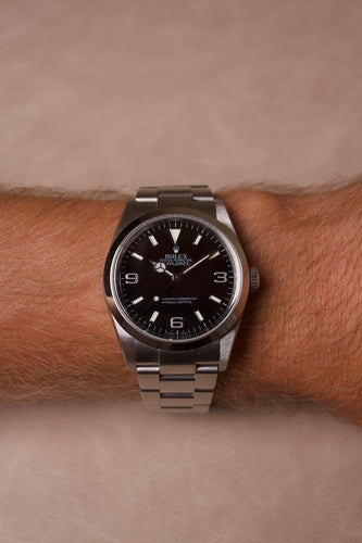 Montre Rolex Explorer - Montre 114270 en acier 36 mm 58 Facettes MONTRE-027