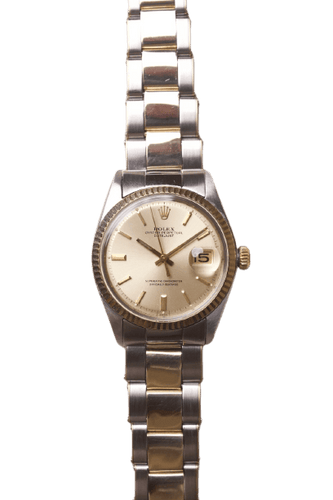 Montre Rolex - Montre Datejust 1601 en acier et or jaune 58 Facettes MONTRE-028