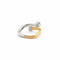 Bague 51 Toi & Moi - Bague en or jaune et platine avec diamants 58 Facettes 1.0000179/5