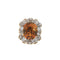 Bague Bague en or 18 carats, citrine 7,33 carats et diamants 1,08 carat 58 Facettes UN-1680