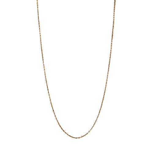 Collier Chaîne en or jaune 18 carats, maille forçat 58 Facettes BIJ191