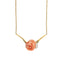 Collier Scavia - Collier en or jaune 18 ct avec corail rose et diamants 58 Facettes 28810