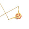 Collier Scavia - Collier en or jaune 18 ct avec corail rose et diamants 58 Facettes 28810