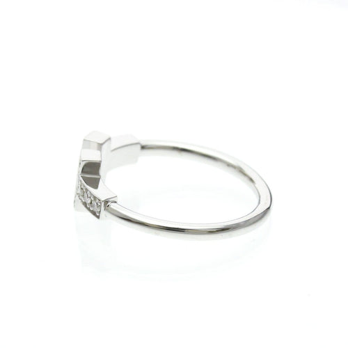 Tiffany & Co. T Wire - Or blanc 18 ct et diamants 58 Facettes o7wfgs429t
