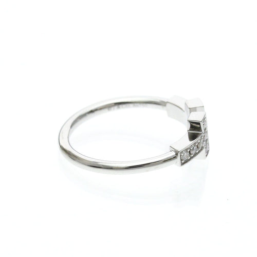 Tiffany & Co. T Wire - Or blanc 18 ct et diamants 58 Facettes o7wfgs429t