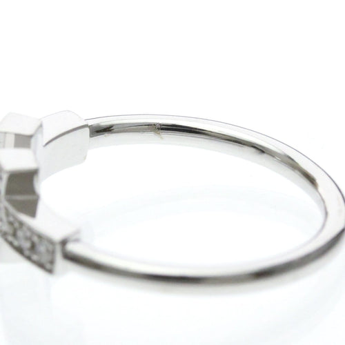 Tiffany & Co. T Wire - Or blanc 18 ct et diamants 58 Facettes o7wfgs429t