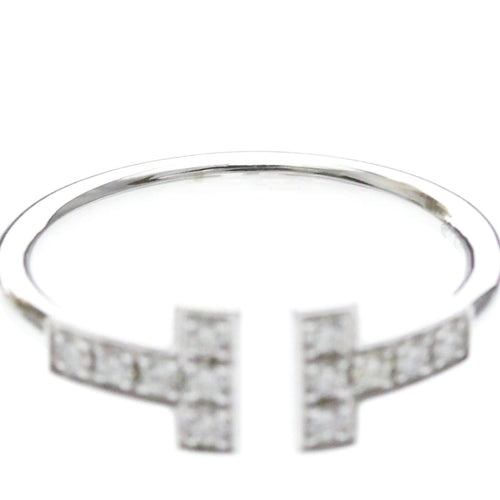 Tiffany & Co. T Wire - Or blanc 18 ct et diamants 58 Facettes o7wfgs429t