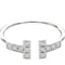 Tiffany & Co. T Wire - Or blanc 18 ct et diamants 58 Facettes o7wfgs429t