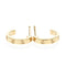 Boucles d'oreilles Cartier Love - Boucles d'oreilles créoles en or rose 58 Facettes mo8osf1qsc