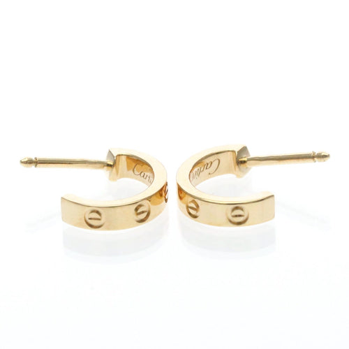 Boucles d'oreilles Cartier Love - Boucles d'oreilles créoles en or rose 58 Facettes mo8osf1qsc
