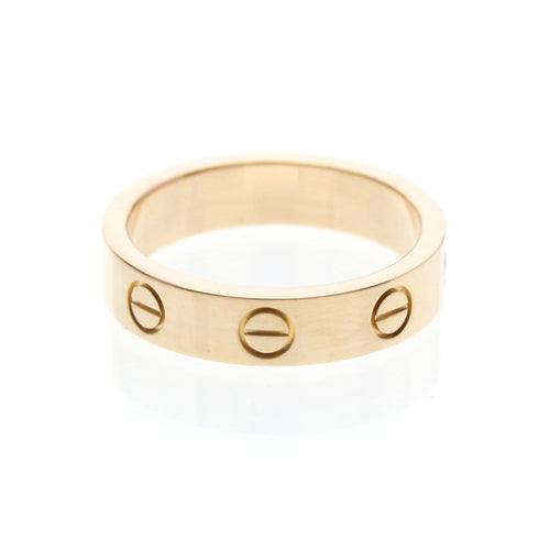 Cartier Love Wedding Band 1 Diamond 18K Rose Gold with Diamond 58 Facettes uichwjjso7
